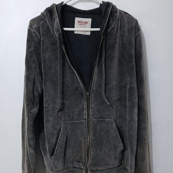 Dark Grey Zip Up Hoodie - Picture 1 of 2